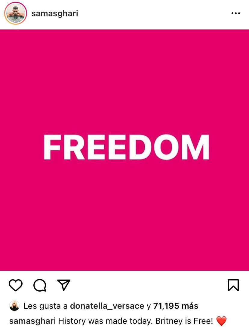 Novio de Britney festeja su triunfo