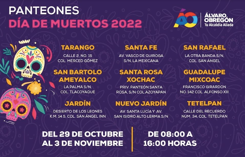Panteones Álvaro Obregón
