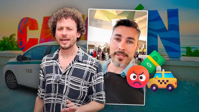 Turista denuncia a taxistas en Cancún por cobro de mil 800 pesos por viaje de 9 minutos como Luisito Comunica