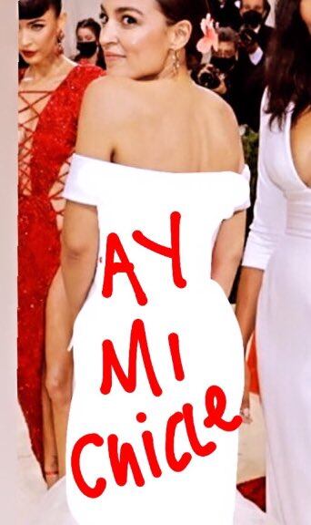 Memes sobre el vestido de Alexandria Ocasio-Cortez