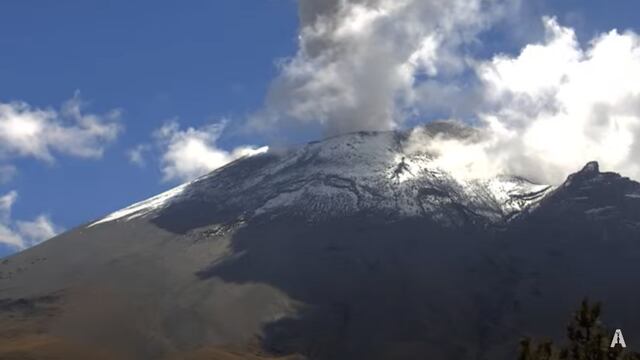 Volcán Popocatépetl el 12 de septiembre