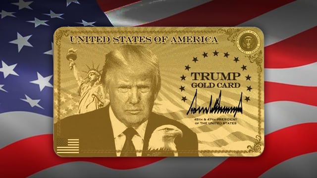 Detalles de la Tarjeta Dorada de Donald Trump