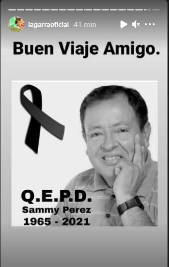 'La Garra' sobre la muerte de Sammy Pérez.