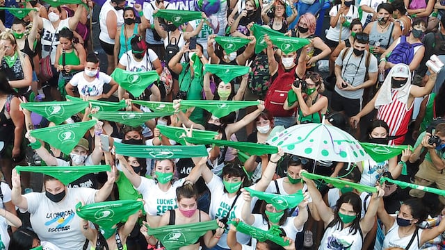 Mujeres a favor del aborto