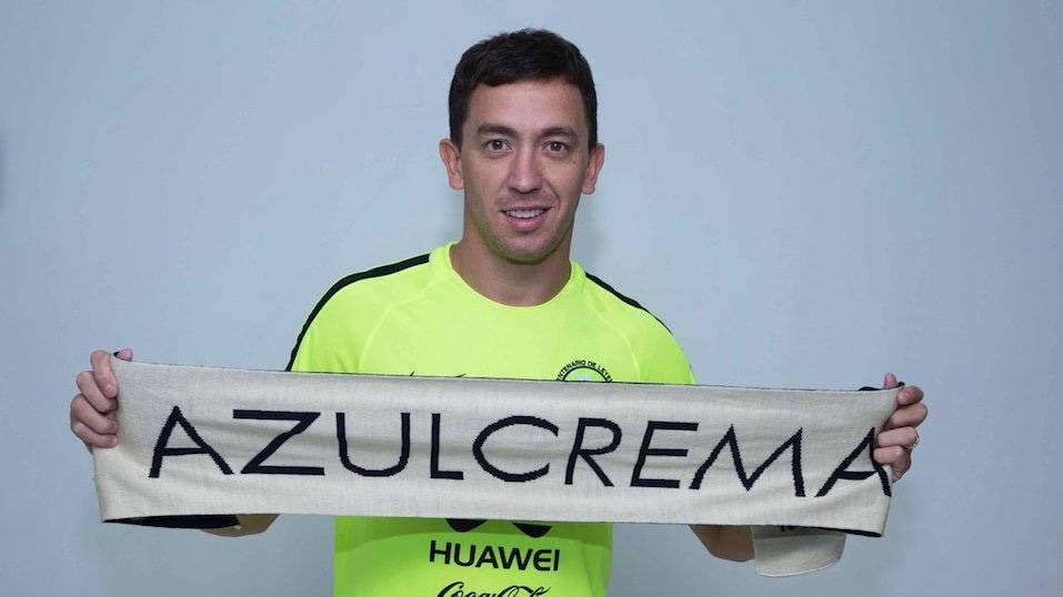 Agustín Marchesín en su época de azulcrema.