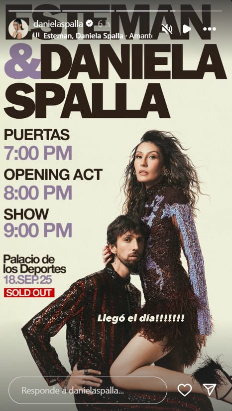 Concierto de Esteman & Daniella Spalla en el Palacio de los Deportes