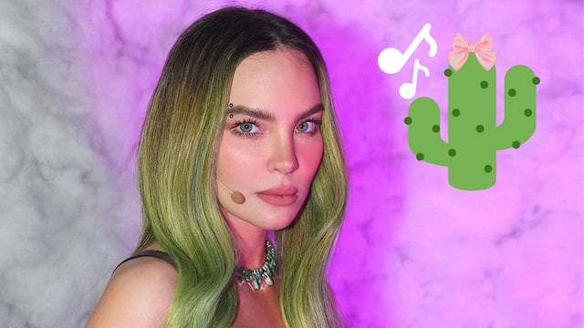 Belinda se queda con su nuevo color de cabello porque se vincula con lo que tiene para su nueva música.