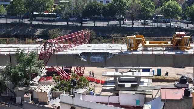 Constructora pagará los daños tras caída de estructura de concreto del Tren Interurbano México-Toluca