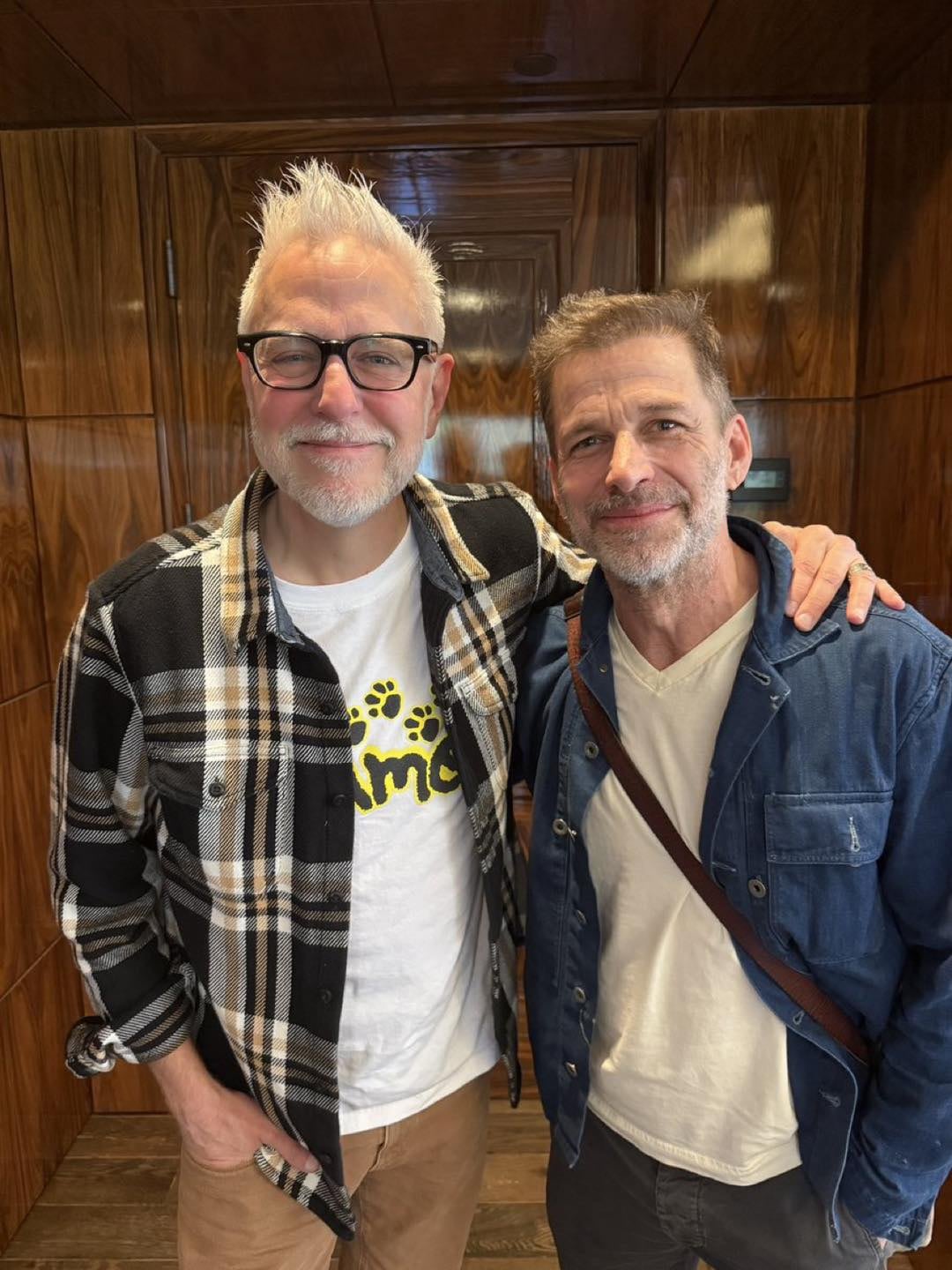 Zack Snyder y James Gunn