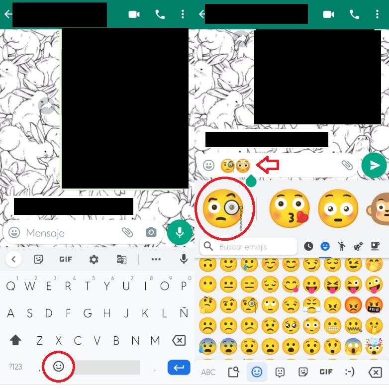 Emojis personalizados; cómo combinar emojis en WhatsApp.