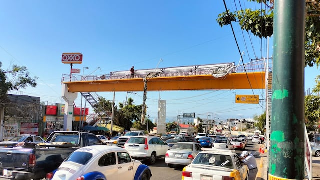 Puente de la Garita en Acapulco sigue sin ser reparado