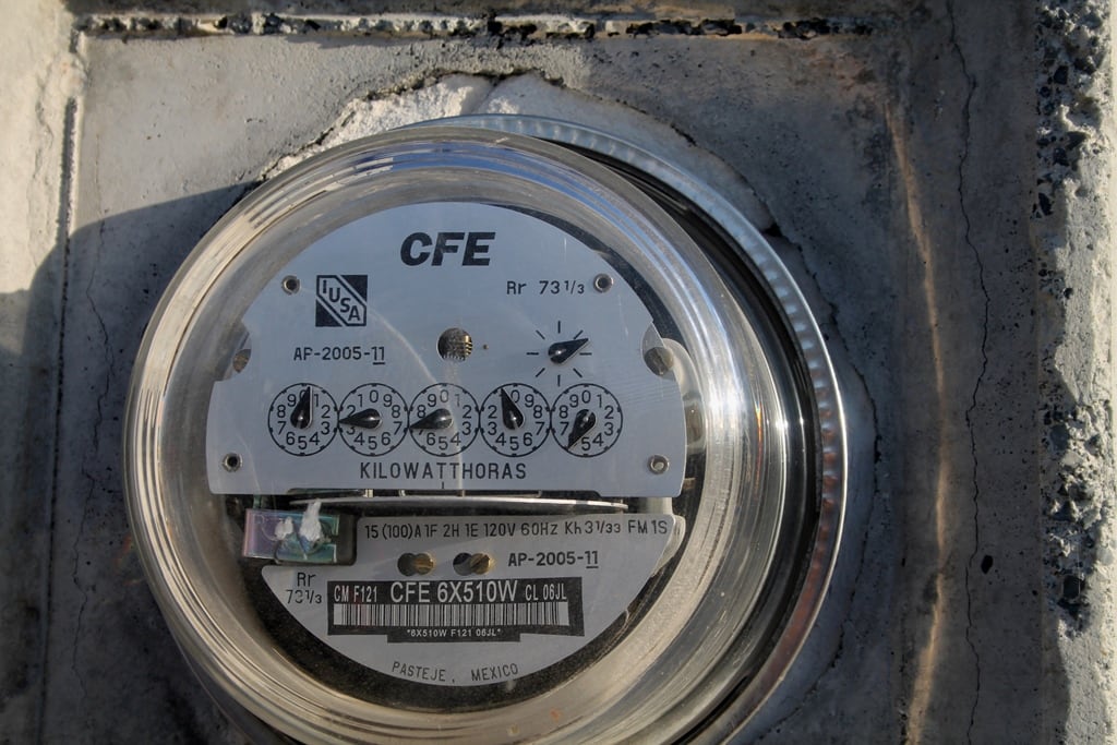 Medidor de luz CFE