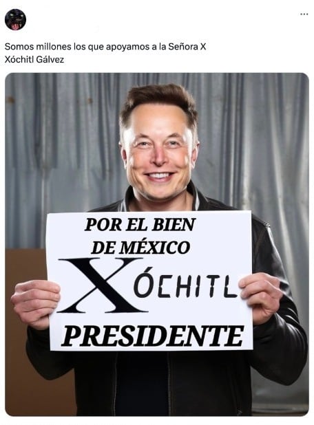 La X de Twitter se usa en memes a favor de Xóchitl Gálvez