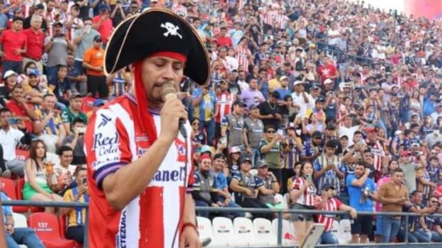 Sonido Pirata en el estadio del Atlético de San Luis