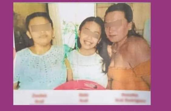 Rosalba y sus dos hijas