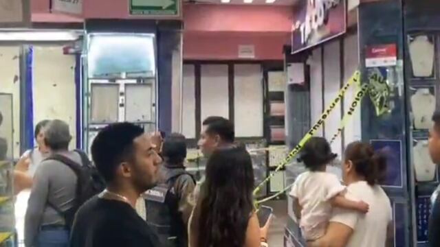 Asalto en Centro Joyero de Puebla