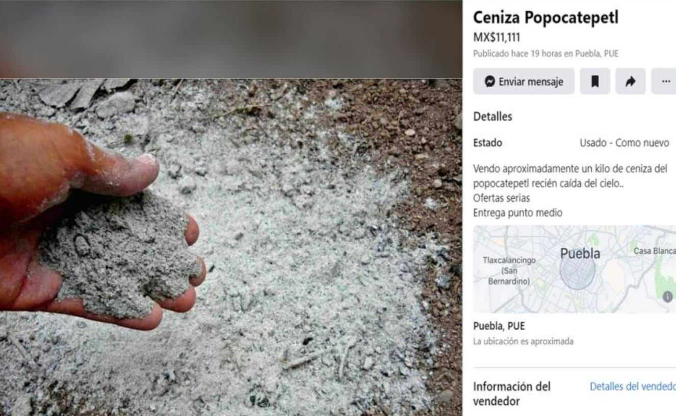 Cenizas de Volcán Popocatépetl son un tema en redes sociales