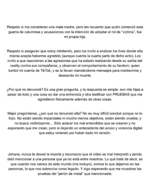 Comunicado Crista Montes