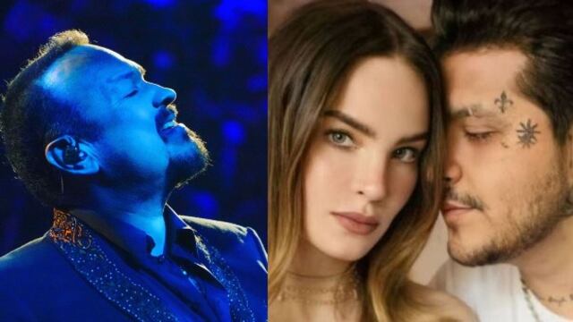 Pepe Aguilar, Belinda y Christian Nodal