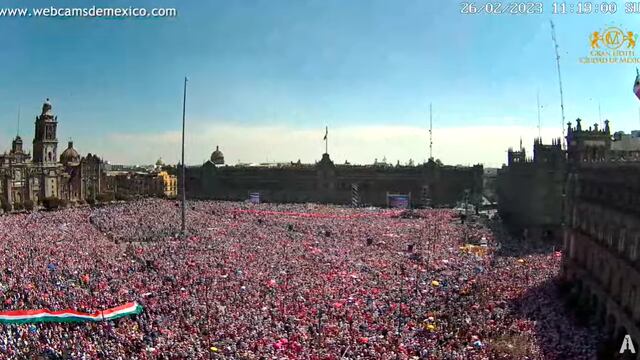 Marcha del INE llena el Zócalo