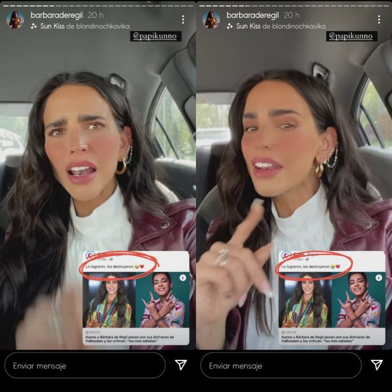 Bárbara de Regil arremete contra los medios.