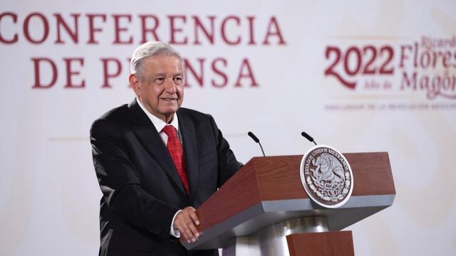 AMLO en la conferencia mañanera del 12 de septiembre en Palacio Nacional
