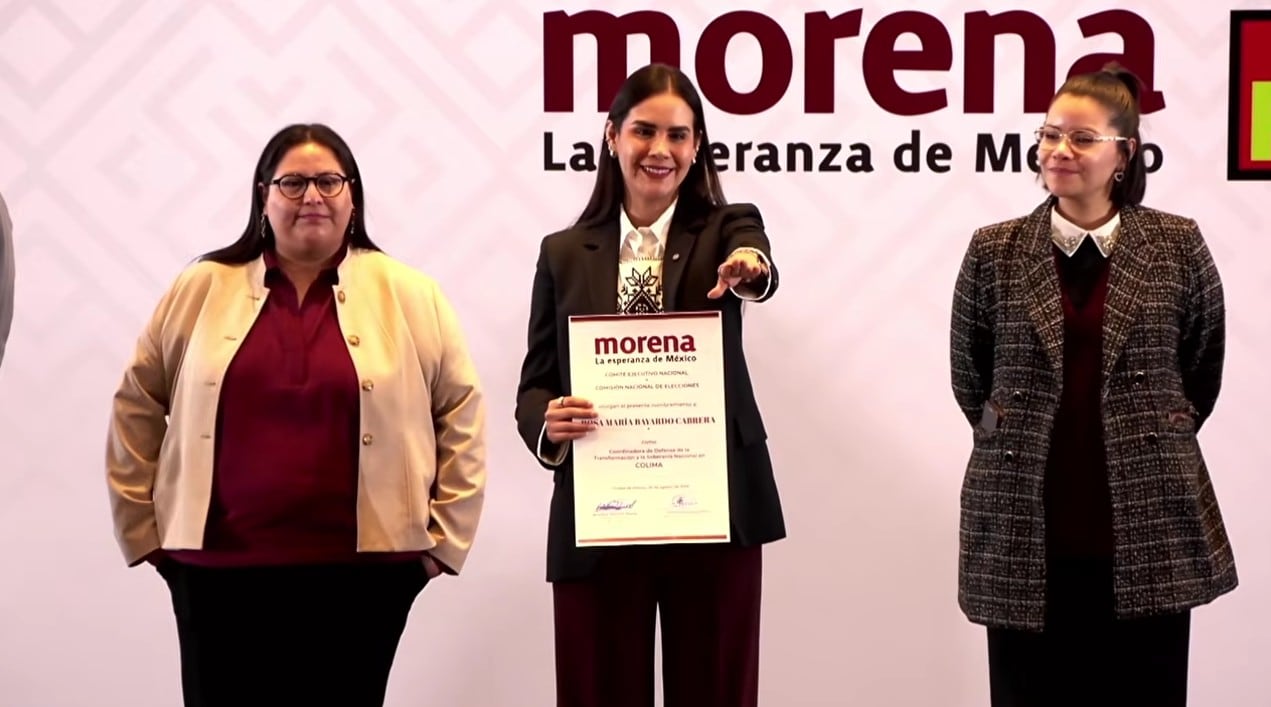 Morena elige a Rosa María Bayardo como candidata en Colima
