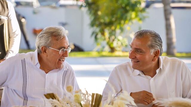 Rubén Rocha Moya y Adán Augusto López en Mazatlán