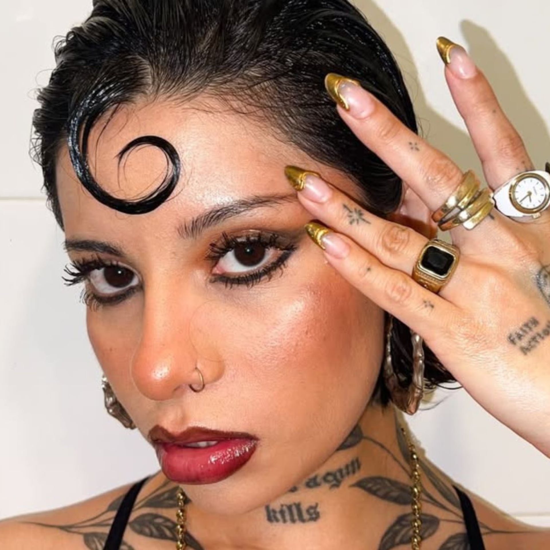 ¿Quién es Dagna Mata? Influencer y modelo de Christian Nodal en “Un Vals”