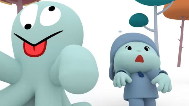 Pocoyó juega a ser un zombie