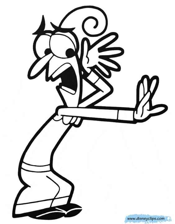 Dibujos de Temor de Intensamente 2 para colorear