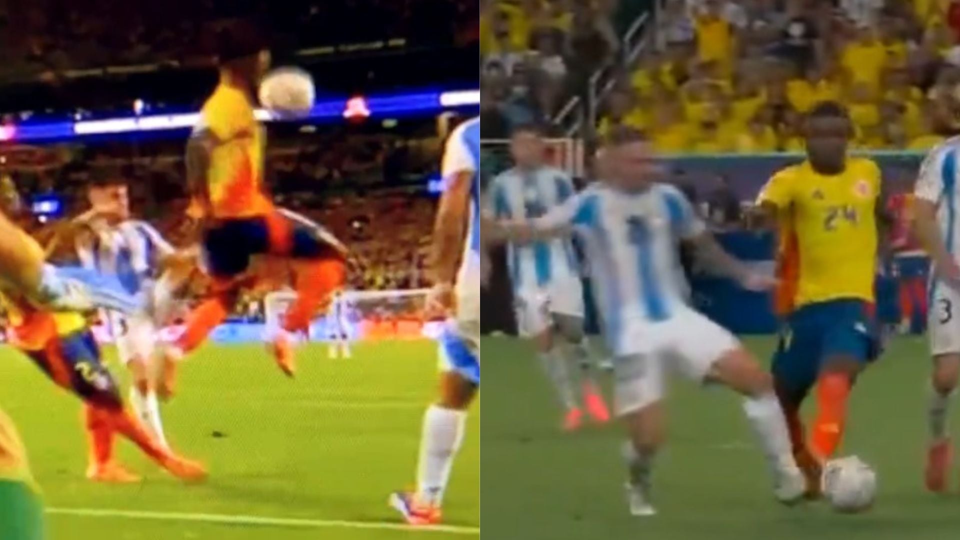 La prueba de que a Argentina le perdonaron dos penales en la final vs Colombia