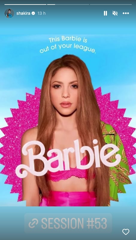 Shakira y su foto como Barbie ¿sería su respuesta a Kun Agüero?