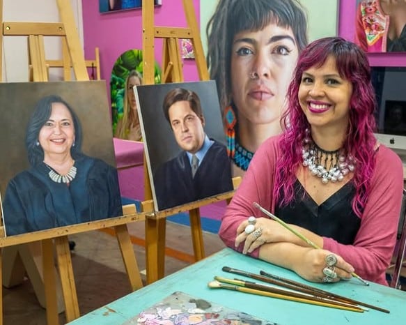 Diana Carolina López, pintora mexicana