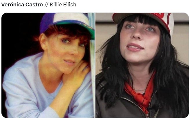 ¿Verónica Castro o Billie Eilish?