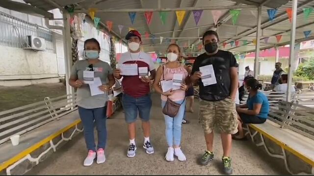 Jóvenes vacunados