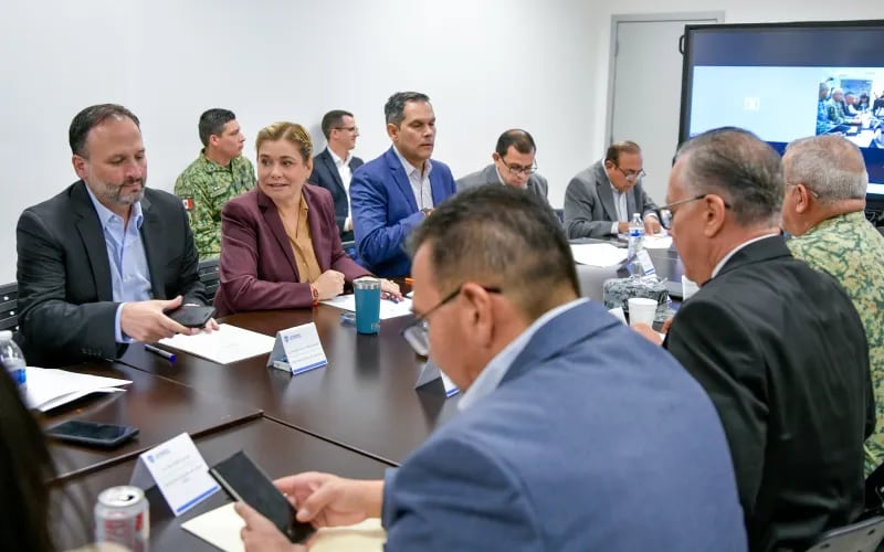 Maru Campos encabeza Mesa de Seguridad en Ciudad Juárez; destacan baja en homicidios.