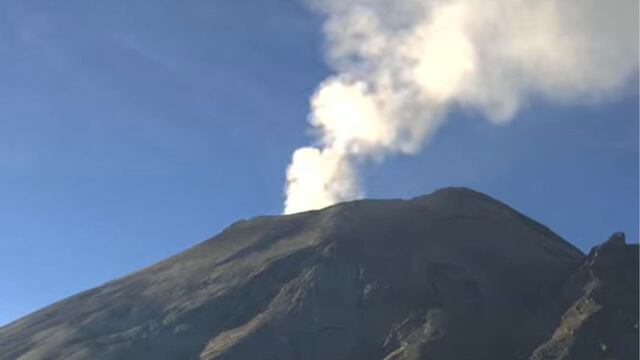 Volcán Popocatépetl hoy 13 de noviembre