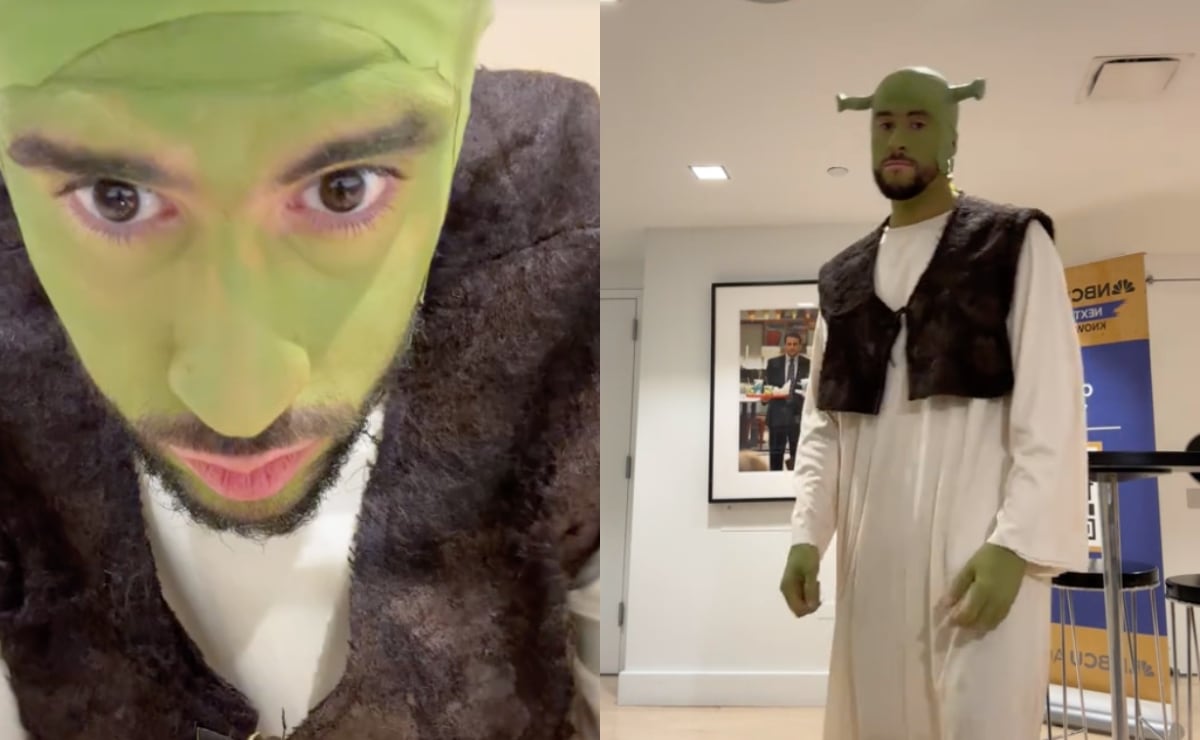 Bad Bunny se disfraza de Shrek para halagar su nuevo álbum Nadie sabe lo que va a pasar mañana