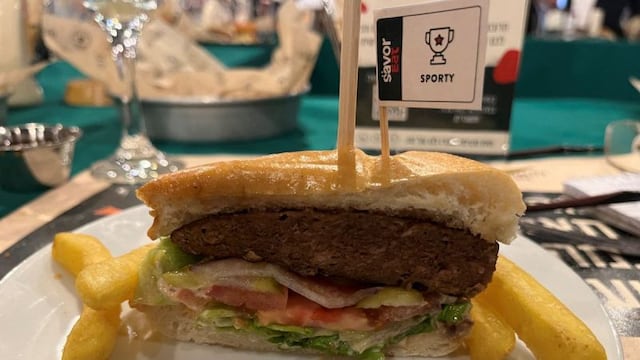 SavorEat crean hamburguesa vegana en 3D