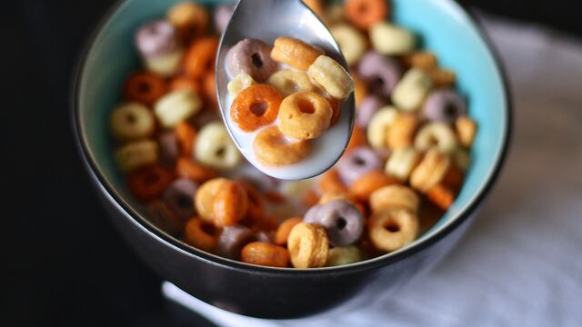 Plato con cereal