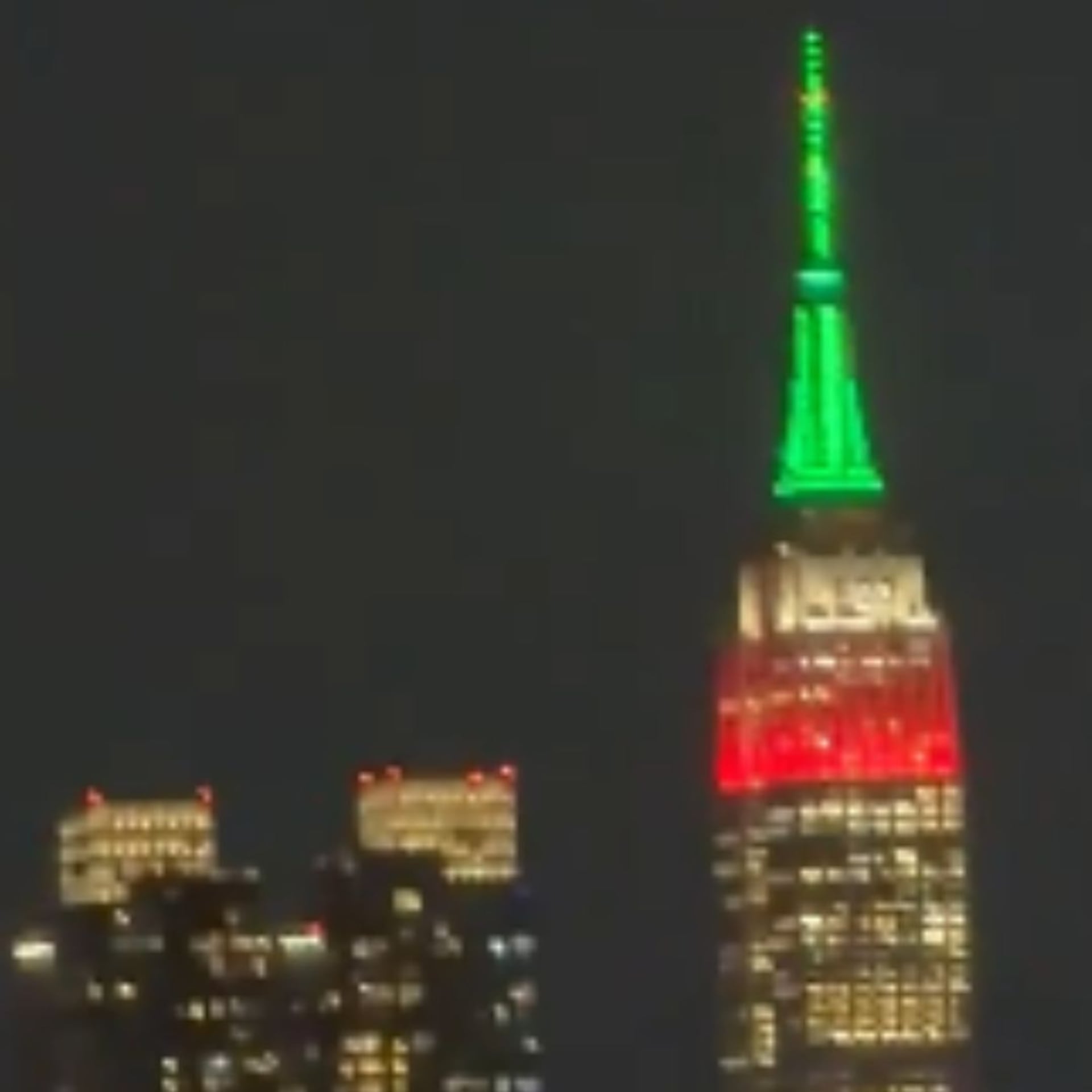 Empire State se pinta tricolor por la Independencia de México