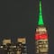 Empire State se pinta tricolor por la Independencia de México