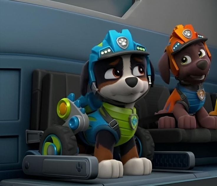 Fondos de pantalla de Rex, el cachorro de Paw Patrol en silla de ruedas