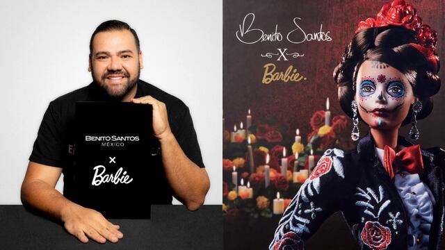Barbie Día de Muertos, diseñada por Benito Santos