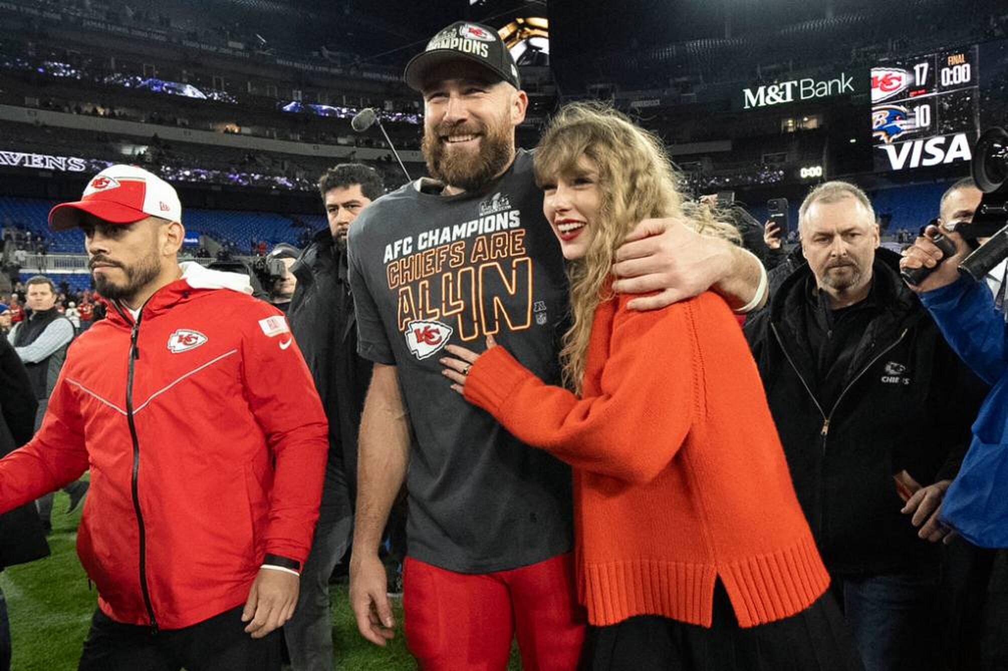 Taylor Swift y Travis Kelce