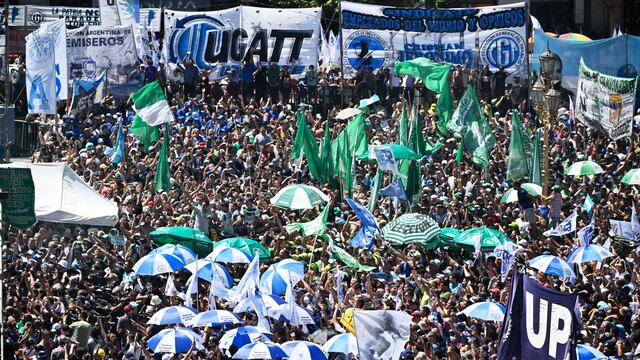 Huelga General en Argentina contra Javier Milei