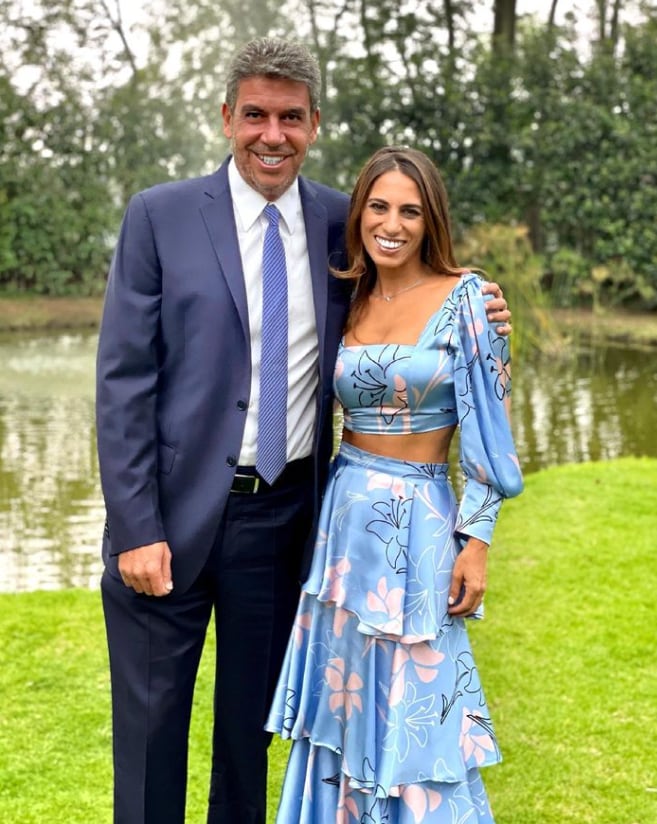 Johanna Slim Domit y Arturo Elías Ayub