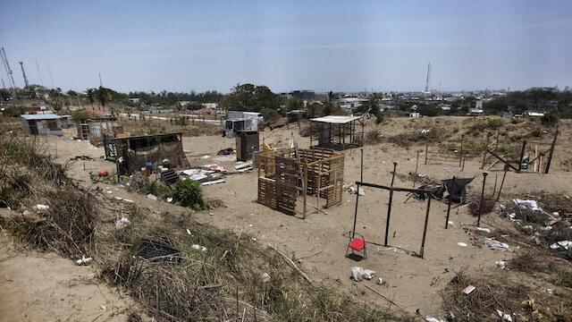 Asentamiento informal en Veracruz.