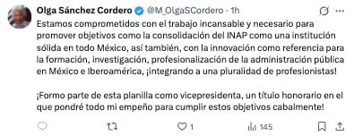 Olga Sánchez Cordero